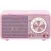Sangean WR-7 Genuine Mini A500408 stolní rádio, FM, Bluetooth, s akumulátorem, růžová