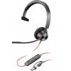 HP Poly Blackwire C3220 Headset uzavřená (Over Ear) kabelová stereo če...