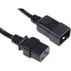 Napájecí šňůra 5 m, Černá, A: Rovný, B: Přímý Polyvinylchlorid, 250V RS PRO