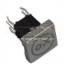 Tlačítko spínací PB61413L-3-108, 12 V DC / 50 mA, LED zelená