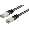 Value 21.99.1385 RJ45 síťové kabely, propojovací kabely CAT 6 S/FTP 10.00 m černá dvoužilový stíněný 1 ks Value 21.99.1385 RJ45 síťové kabely, propojovací kabely CAT 6 S/FTP 10.00 m černá dvoužilový stíněný 1 ks