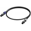 Neutrik 1036406 napájecí kabel černá 2 m Neutrik 1036406 napájecí kabel černá 2 m