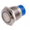 RS PRO Tlačítkový spínač IP67 SPDT Panel Okamžité Osvětlené 19.2 mm 5 A, barva LED: Žlutá 12 V dc 250 V ac