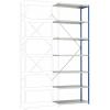 Manuflex RP1721.5007 přístavný modul regálu oddělení , (š x v x h) 1000 x 3000 x 300 mm, ocelová podlaha