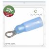 Quadrios 23C521 kulaté kabelové oko Průřez (max.)=2.5 mm² Ø otvoru=4.3 mm částečná izolace modrá 50 ks Quadrios 23C521 kulaté kabelové oko Průřez (max.)=2.5 mm² Ø otvoru=4.3 mm částečná izolace modrá 50 ks