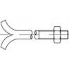 TOOLCRAFT TO-9985260 šrouby do zdiva a do základů M30 250 mm DIN 529 ocel pozinkované 5 ks
