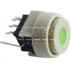 Tlačítko přepínací PB6136FAL-3, 30 V DC / 0,1 A, LED zelená, do plošného spoje Tlačítko přepínací PB6136FAL-3, 30 V DC / 0,1 A, LED zelená, do plošného spoje