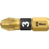 Wera Bit šroubováku, S diamantovým hrotem, Šestihran, 6.35 mm, PZ3, celková délka: 25 mm, počet kusů: 1 Wera Bit šroubováku, S diamantovým hrotem, Šestihran, 6.35 mm, PZ3, celková délka: 25 mm, počet kusů: 1