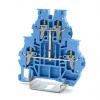 RS PRO Napájení přes svorkovnici, 1kV Modrá 4mm² 2 Objímka RS PRO Napájení přes svorkovnici, 1kV Modrá 4mm² 2 Objímka