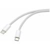 Renkforce USB kabel USB-C ® zástrčka, USB-C ® zástrčka 1.00 m bílá kroucené páry RF-6056882