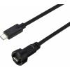 TRU COMPONENTS TC-E10T-MT3.1-MWA/NWA-0.5PV-S TC-13543588 USB konektor 0.5 m, 1 ks TRU COMPONENTS TC-E10T-MT3.1-MWA/NWA-0.5PV-S TC-13543588 USB konektor 0.5 m, 1 ks