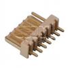 Jednořadá vidlice 1×7 WAF2600, rozteč 2,54 mm, Au, přímé vývody