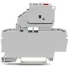 WAGO Svorkovnice s pojistkou 2002-1611/1000-836, řada: TOPJOB S, 250V Šedá 2.5mm² 1 Zásuvný Jištěný IECEx/ATEX/CSA