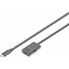 Digitus Kabel USB-C USB 3.2 Gen1, USB 3.2 Gen1, USB 3.0 USB-C®, USB-C ® zásuvka, USB-C ® zástrčka 5.00 m černá Aktivní se zesílením signálu, oboustranně Digitus Kabel USB-C USB 3.2 Gen1, USB 3.2 Gen1, USB 3.0 USB-C®, USB-C ® zásuvka, USB-C ® zástrčka 5.00 m černá Aktivní se zesílením signálu, oboustranně