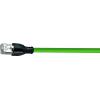 Helukabel 806624 RJ45 síťové kabely, propojovací kabely CAT 6A 15.00 m zelená 1 ks