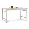 Manuflex BB3019.7035 Servírovací stolek základní stacionárně 1000x600x780 mm, deska PVC, bílá/šedá RAL 7035 světle šedá světle šedá