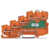 WAGO Svorkovnice pro montáž na lištu DIN 2000-5477/1102-953, řada: TOPJOB S, 24V Oranžová 1mm² 4 Klecová svorka WAGO Svorkovnice pro montáž na lištu DIN 2000-5477/1102-953, řada: TOPJOB S, 24V Oranžová 1mm² 4 Klecová svorka