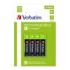 Nabíjecí článek AAA 950 mAh Ni-MH Verbatim, 4 ks Nabíjecí článek AAA 950 mAh Ni-MH Verbatim, 4 ks
