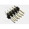 Kolíková lišta lámací DS1021-2X1SF11-B, 2řadá, Au, rozteč 2,54 mm