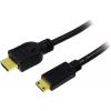 LogiLink HDMI kabel Zástrčka HDMI-A, Zástrčka HDMI Micro-D 1.00 m čern...