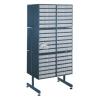 Skladovací jednotka se zásuvkami Modrá Ocel 1.6 m x 705mm x 570 mm Raaco