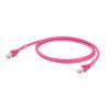 Weidmüller 1201270020 RJ45 síťové kabely, propojovací kabely CAT 6A S/FTP 2.00 m purpurová UL certifikace 1 ks Weidmüller 1201270020 RJ45 síťové kabely, propojovací kabely CAT 6A S/FTP 2.00 m purpurová UL certifikace 1 ks