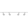 Paulmann Blossom kompletní systém lištového osvětlení URail G9 40 W LED chrom, chrom (matný), kouřová