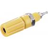 TRU COMPONENTS TC-R1-9 Yellow pólová svorka žlutá 10 A 1 ks