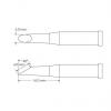 Metcal Pájecí hrot 16 mm 16 mm 60 ° Kopyto Metcal Pájecí hrot 16 mm 16 mm 60 ° Kopyto
