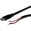 Joy-it Joy-IT Strom-Kabel 1 m Schwarz (K-1474) Napájecí kabel [1x USB 2.0 zástrčka C - 1x kabel s otevřenými konci] 1 m černá