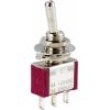 TRU COMPONENTS TC-12819600 páčkový spínač 125 V/AC, 250 V/AC 6 A 1x zap/zap s aretací 1 ks TRU COMPONENTS TC-12819600 páčkový spínač 125 V/AC, 250 V/AC 6 A 1x zap/zap s aretací 1 ks