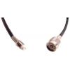 Koaxiální kabel, řada: FME, TNC RF LLC200A, Černá Pěnový polyethylen, vnější průměr: 4.95 mm OD 5 m 50 Ω Siretta S Koaxiální kabel, řada: FME, TNC RF LLC200A, Černá Pěnový polyethylen, vnější průměr: 4.95 mm OD 5 m 50 Ω Siretta S