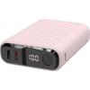 RealPower REALPOWER PB-10000 C powerbanka 10000 mAh, Dodávka energie, USB-C® (s napájením), růžová, Indikátor stavu
