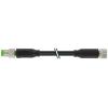 Kabel konektoru, A: Vnější, A: Rovný 3, B: Přímý, B: Vnitřní, 60V 3, IP65, IP66K, IP67 Murrelektronik Limited 1 m