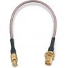 Koaxiální kabel, řada: MCX RG178, Černá Polyetylen, vnější průměr: 1.8 mm OD 152.4 mm 50 Ω Wurth Elektronik S koncovkou Koaxiální kabel, řada: MCX RG178, Černá Polyetylen, vnější průměr: 1.8 mm OD 152.4 mm 50 Ω Wurth Elektronik S koncovkou
