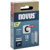 Novus Tools 042-0802 sponky s úzkým hřbetem Typ 4 1000 ks Rozměry (d x š) 18 mm x 6.1 mm