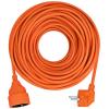 Solight 1z prodlužovací přívod - spojka, 15m, 3 x 1,5mm2, oranžová - PS12O