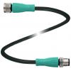 Pepperl+Fuchs V1-G-GN-BK5M-PUR-A-V1-G upravený zástrčkový konektor pro senzory - aktory, 306206, piny: 4, 4, 5 m, 1 ks