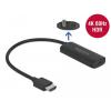 Delock 63251 HDMI / USB-C® adaptér [1x HDMI zástrčka - 1x USB-C® zásuvka] černá 0 mm