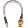 Koaxiální kabel, řada: MMCX, RP-SMA RG316, Černá Polytetrafluorethylén, vnější průměr: 2.49 mm OD 152.4 mm 50 Ω Wurth Koaxiální kabel, řada: MMCX, RP-SMA RG316, Černá Polytetrafluorethylén, vnější průměr: 2.49 mm OD 152.4 mm 50 Ω Wurth
