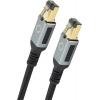 Oehlbach D1C13354 RJ45 síťové kabely, propojovací kabely CAT 8.1 3.00 m černá pozlacené kontakty, třížilový stíněný 1 ks Oehlbach D1C13354 RJ45 síťové kabely, propojovací kabely CAT 8.1 3.00 m černá pozlacené kontakty, třížilový stíněný 1 ks