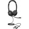 Jabra Evolve2 30 SE Headset otevřená (On Ear) kabelová stereo černá Redukce šumu mikrofonu, Potlačení hluku headset telefon Jabra Evolve2 30 SE Headset otevřená (On Ear) kabelová stereo černá Redukce šumu mikrofonu, Potlačení hluku headset telefon