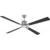 CasaFan ECO NEO III 152 BN-WN/SI WiFi Flügel Wenge/silber stropní ventilátor 27 W (Ø x v) 152 cm x 360 mm chrom (kartáčovaný) s dálkovým ovládáním, s