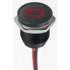 Indikátor pro montáž do panelu, řada: Q 16 Červená, typ žárovky: Indikátor LED Olověný drát APEM 13.2V dc 16 mm, IP67 Indikátor pro montáž do panelu, řada: Q 16 Červená, typ žárovky: Indikátor LED Olověný drát APEM 13.2V dc 16 mm, IP67