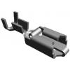 TE Connectivity Zásuvný konektor, řada: Positive Lock .250 Mk I Neizolované, 6.35 x 0.81 mm, Černá Vnitřní, celková