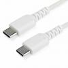 StarTech.com Kabel USB do zásuvky IC Vnější, řada: RUSB, A: USB typu C, 1 m Vnější, Bílá, B: USB typu C