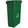 Rubbermaid Commercial Products Nádoba na odpad, Slim Jim 23gal, Zelená Polypropylen Rubbermaid Commercial Products Nádoba na odpad, Slim Jim 23gal, Zelená Polypropylen