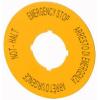 Eaton M22-XAK11 121085 štítek s popisem (Ø x v) 90 mm x 90 mm NOUZOVÉ ZASATVENÍ (de, en, fr, it) žlutá 1 ks Eaton M22-XAK11 121085 štítek s popisem (Ø x v) 90 mm x 90 mm NOUZOVÉ ZASATVENÍ (de, en, fr, it) žlutá 1 ks
