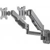 Manhattan držák na zeď pro monitor 461627 2 Displej: (s) 43,2 cm (17) - 81,3 cm (32) černá otočný, nastavitelná výška, naklápěcí, nakláněcí
