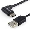 StarTech.com Kabel USB do zásuvky IC Vnější, řada: USB2, A: USB 2.0 Typ A, 1 m Vnější, Černá, B: USB typu C